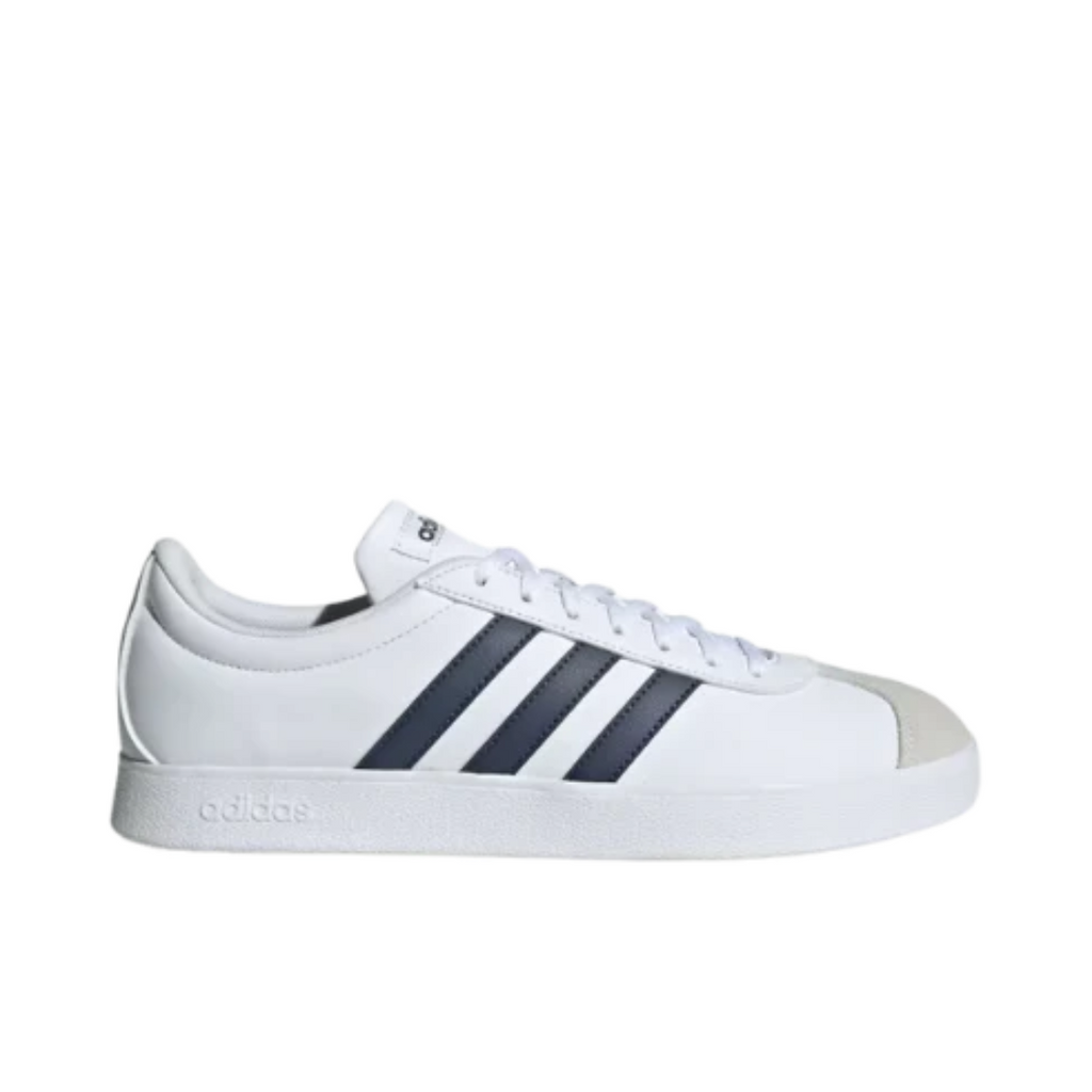 Adidas VL Court Base Blanco-Azul Tenis Caballero ID3709