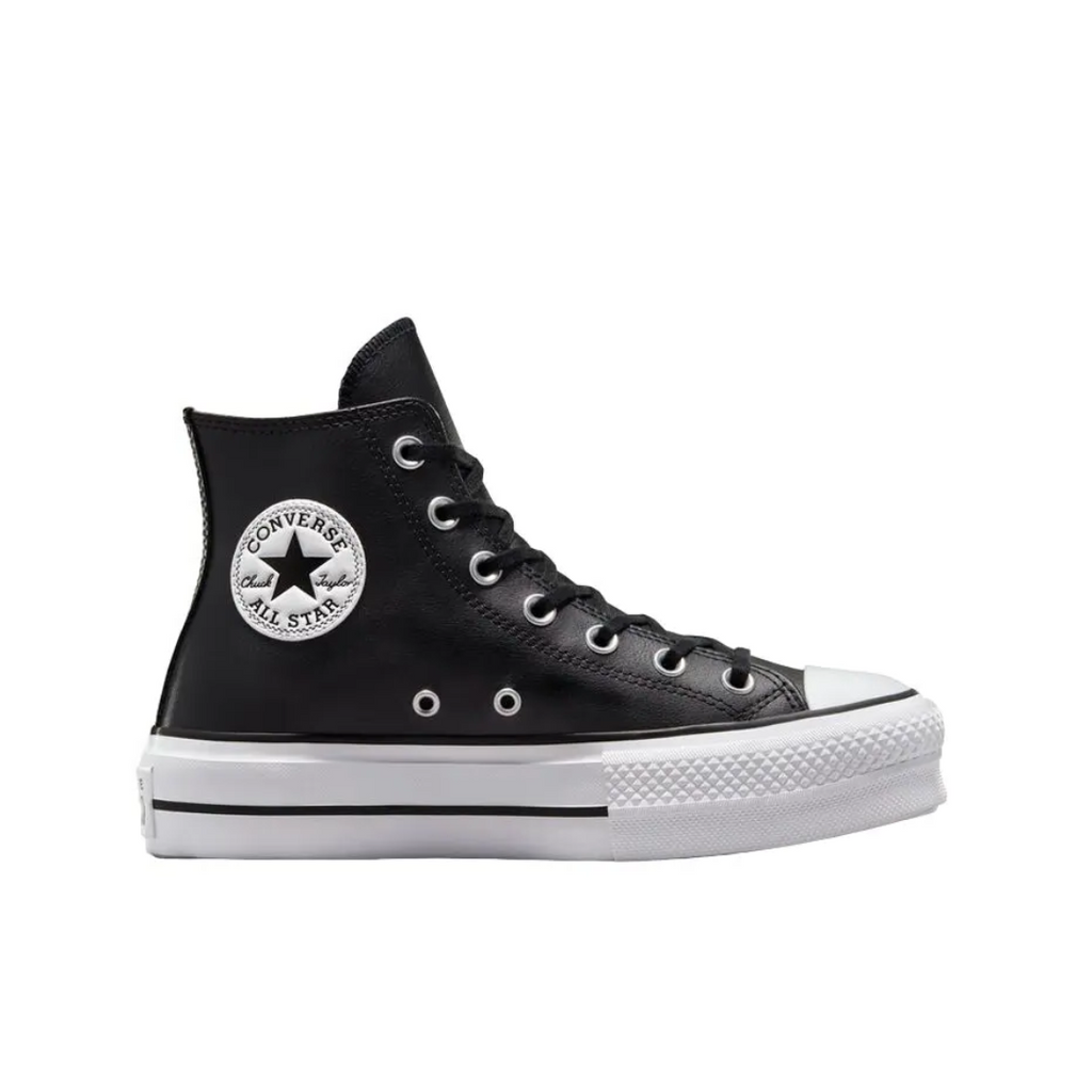 Converse Chuck Taylor All Star Lift High Negro Piel Tenis Dama 561675C