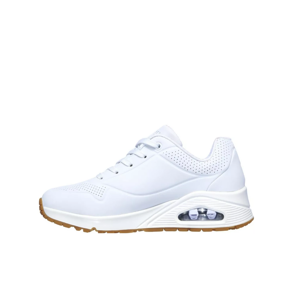 Skechers Uno Stand on Air Blanco Tenis Dama 73690WHT