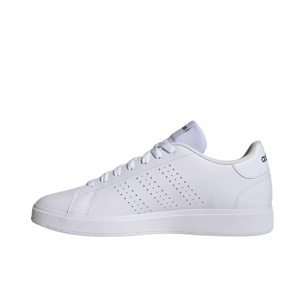 Adidas Advantage Base 2.0 Blanco-Verde Tenis Caballero IF4135