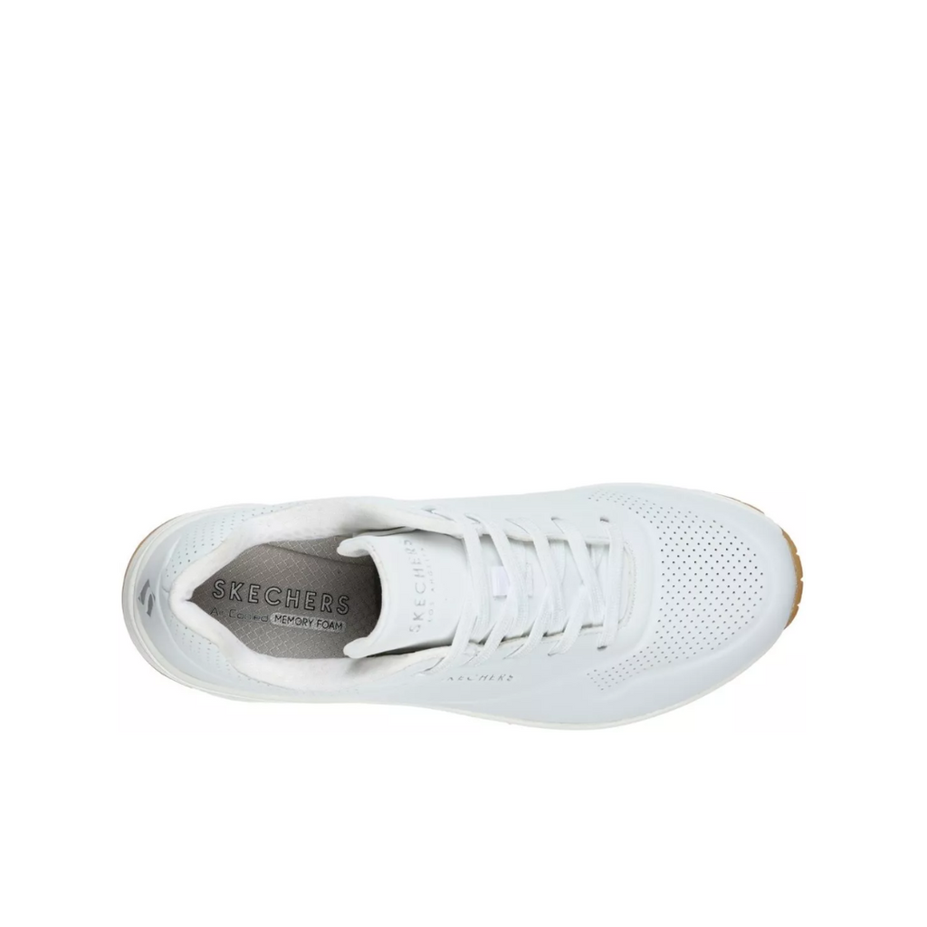 Skechers Uno Stand on Air Blanco Tenis Dama 73690WHT