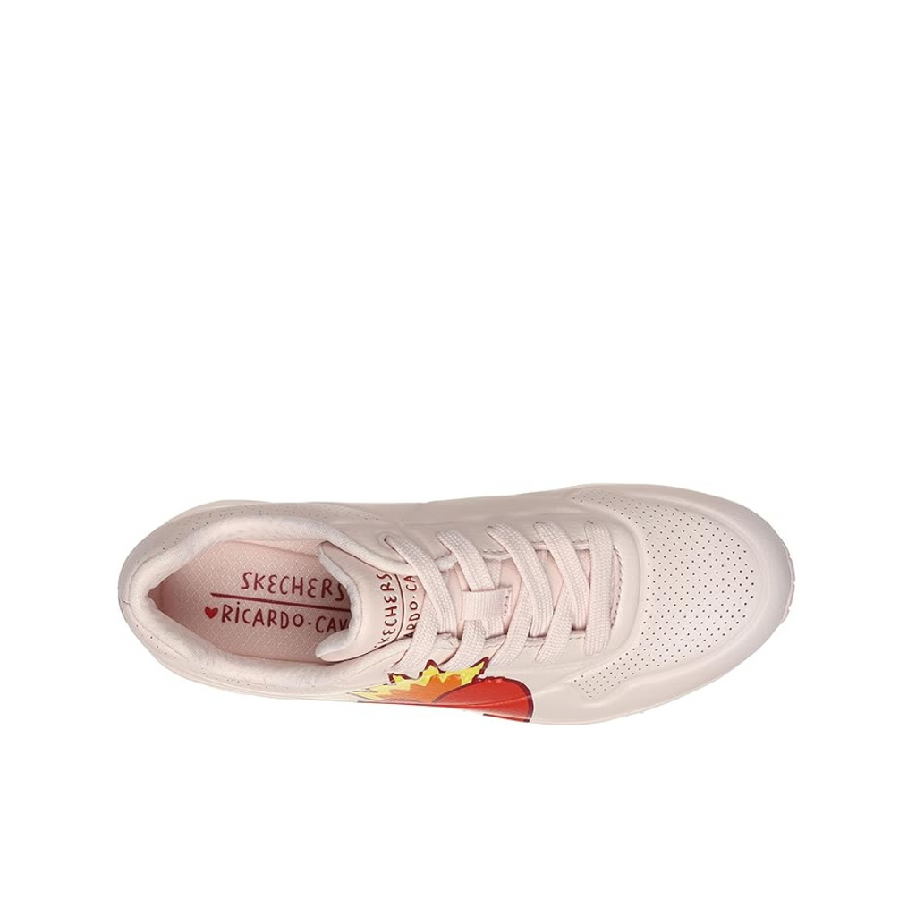 Skechers Flaming Heart Rosa Tenis Dama 177956PKMT