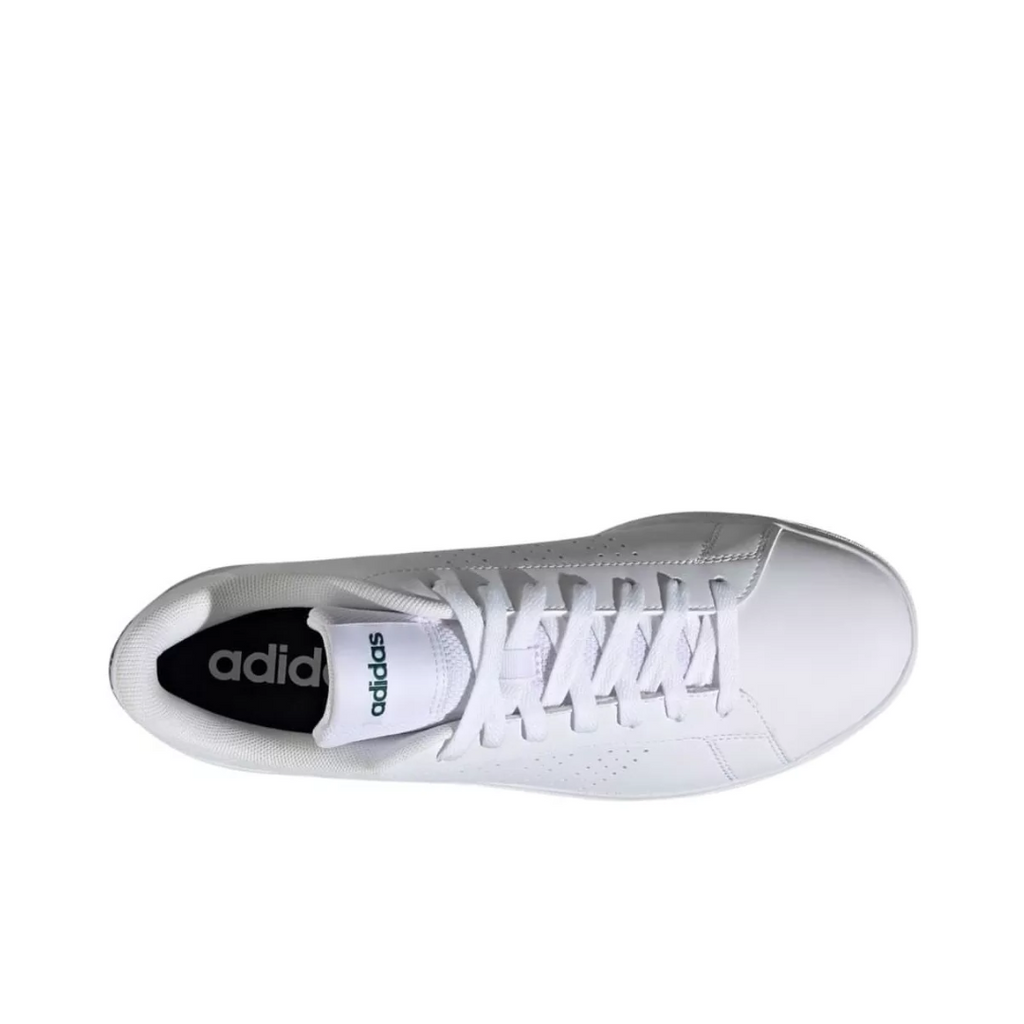 Adidas Advantage Base 2.0 Blanco-Verde Tenis Caballero IF4135