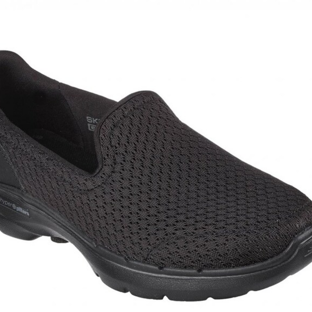 Skechers Go Walk 6 Negro Tenis Dama 124523XBBK fitforfeet