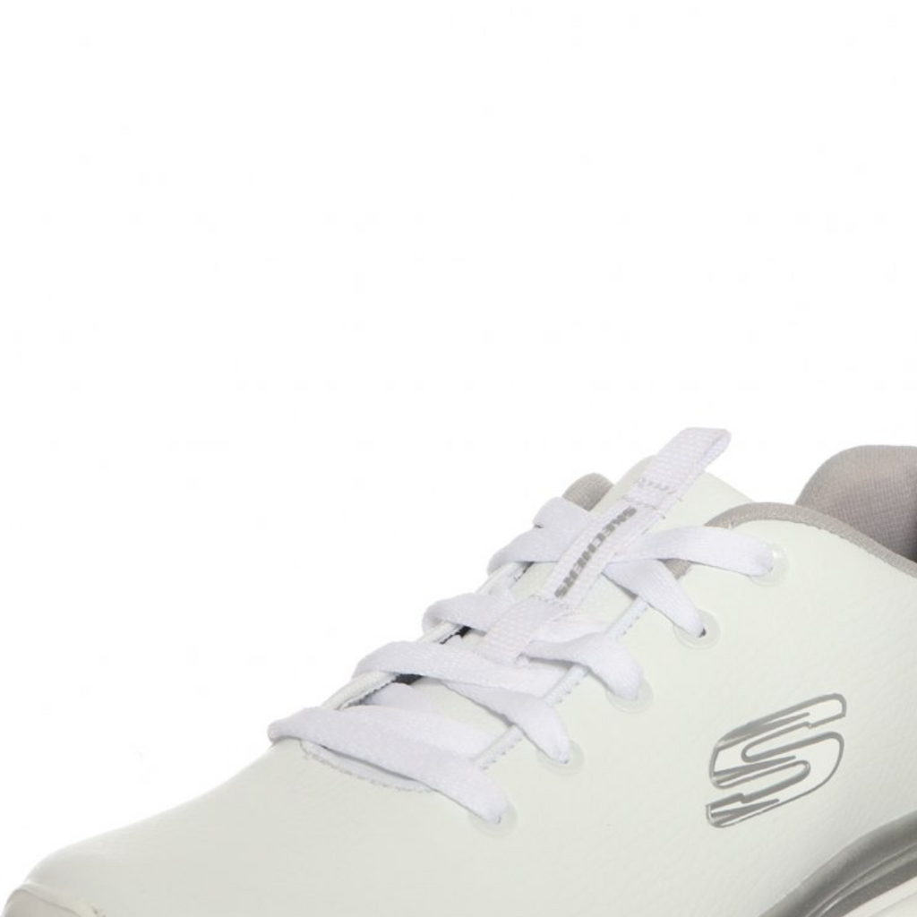 Skechers Get Conected Blanco Tenis Dama 12615WHT