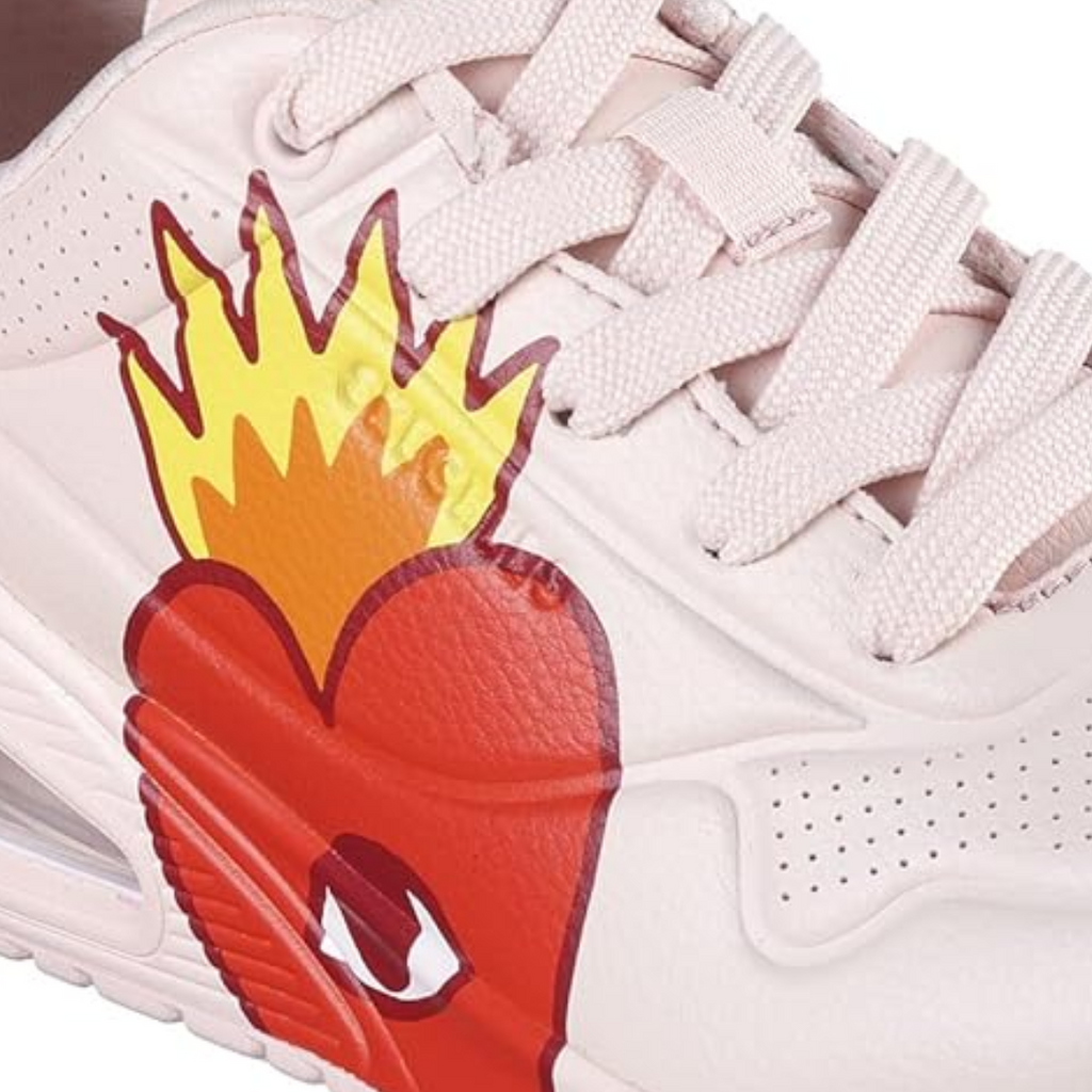 Skechers Flaming Heart Rosa Tenis Dama 177956PKMT