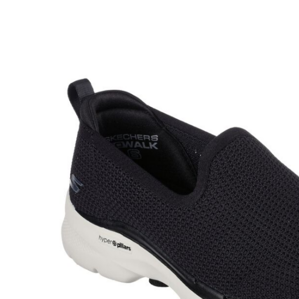 Skechers Go Walk 6 Negro Tenis Dama 124505XBKW