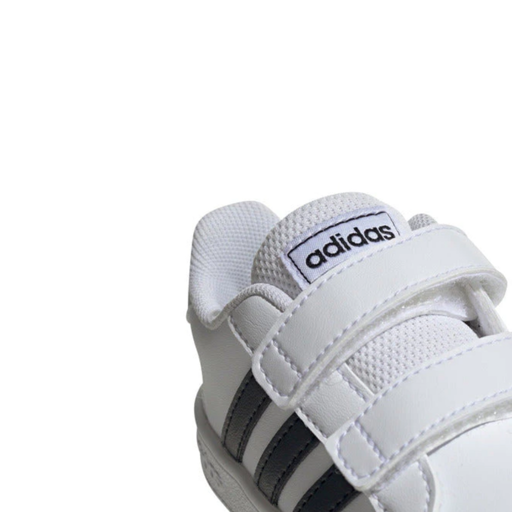 Adidas Tenis Gran Court Blanco-Negro Bebé EF0118