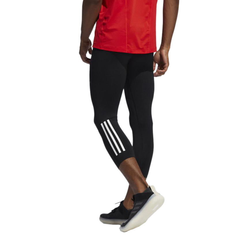 Adidas Leggings Techfit 3/4 Negro-Blanco Caballero GL0457